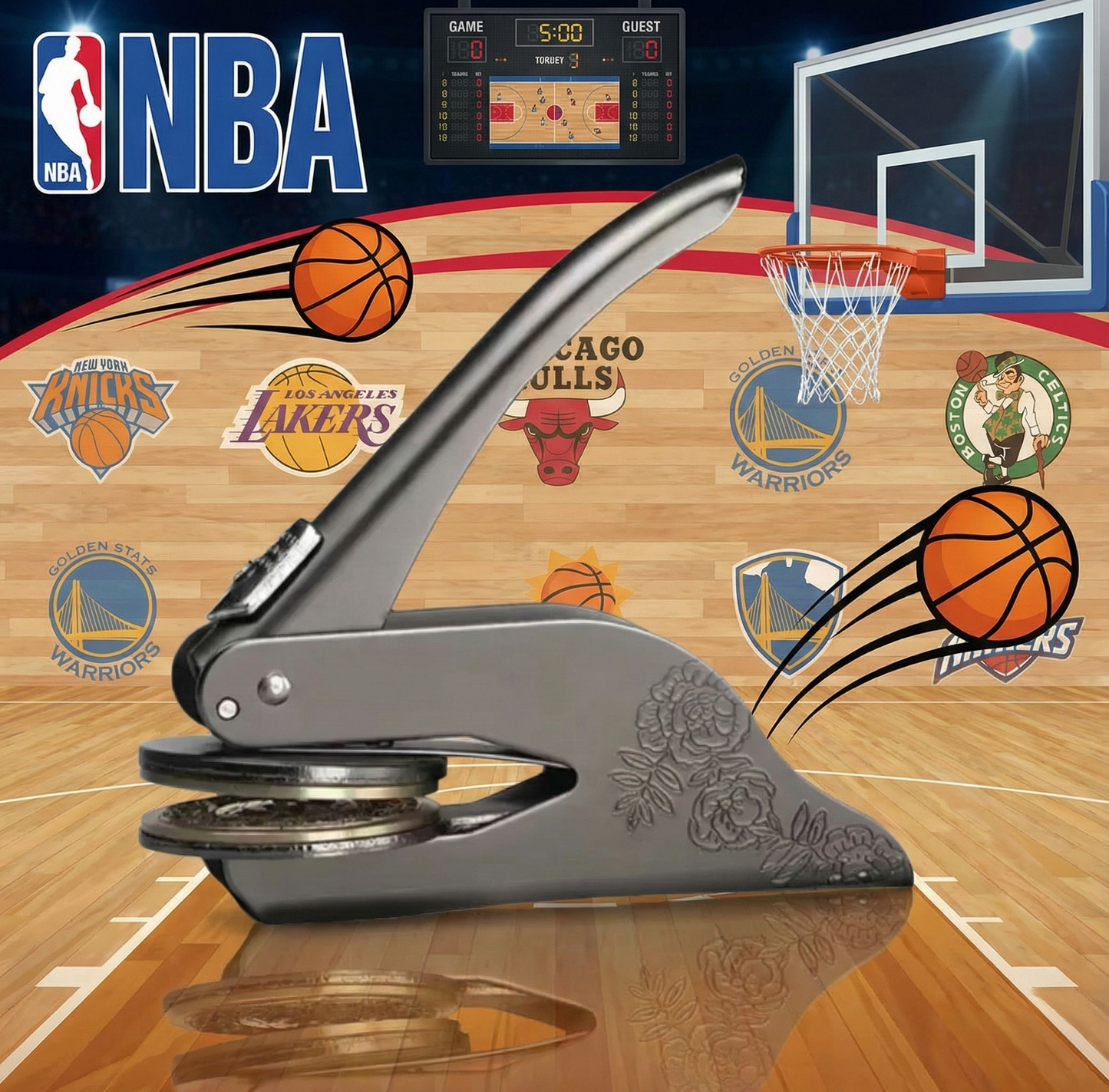 NBA Book Embosser