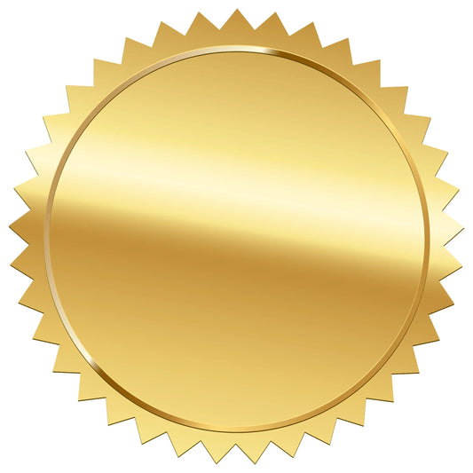 100 Golden Seal Sticker Packs